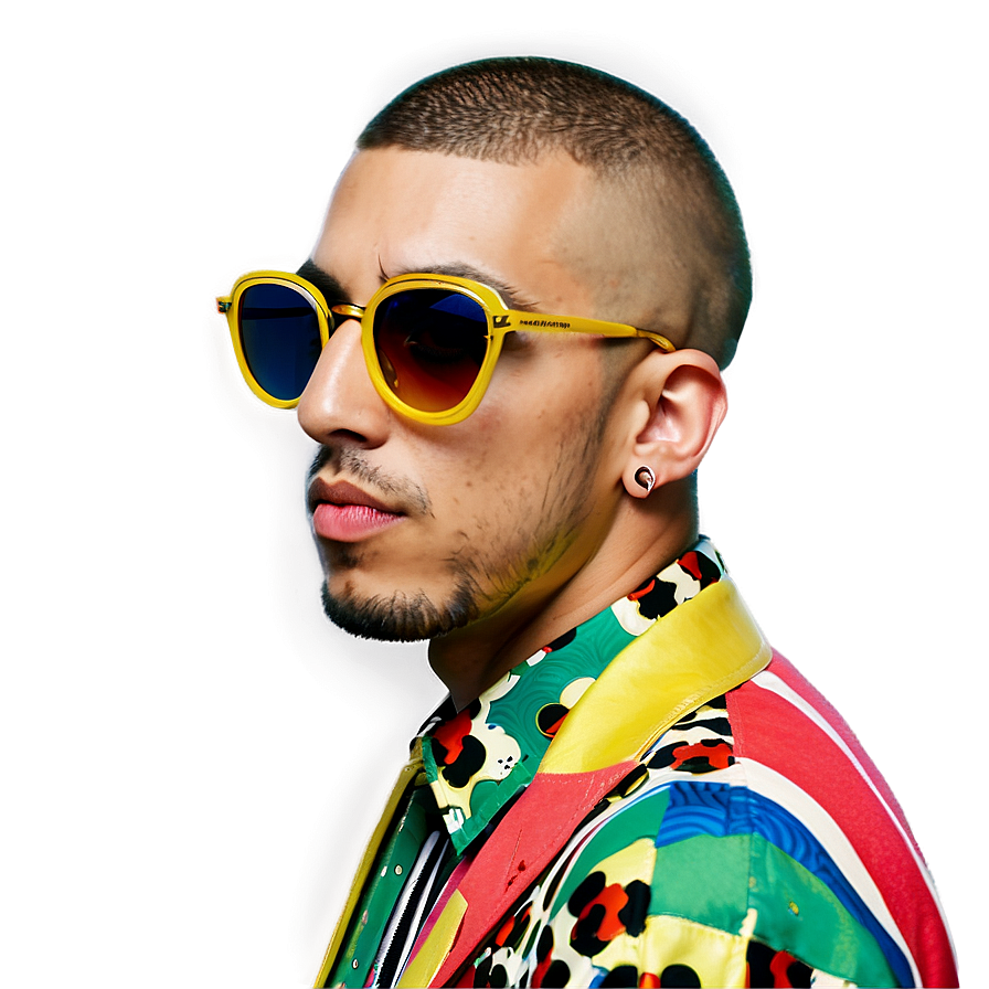 Bad Bunny Fashion PNG 05212024 PNG with transparent background
