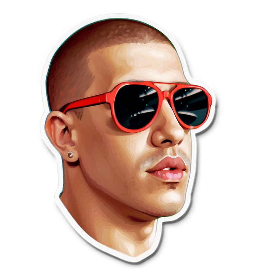 Bad Bunny Pop Culture Stickers Png Clf