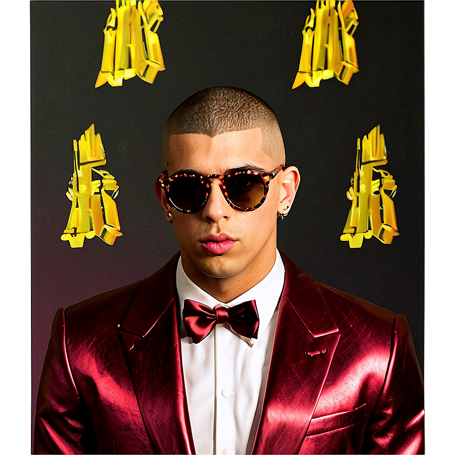 Bad Bunny Red Carpet PNG 66 PNG with transparent background