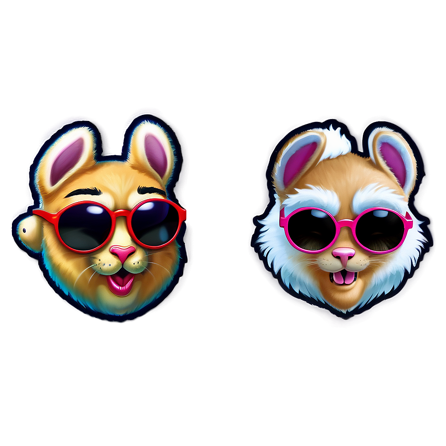 Bad Bunny Stickers Png Loq10