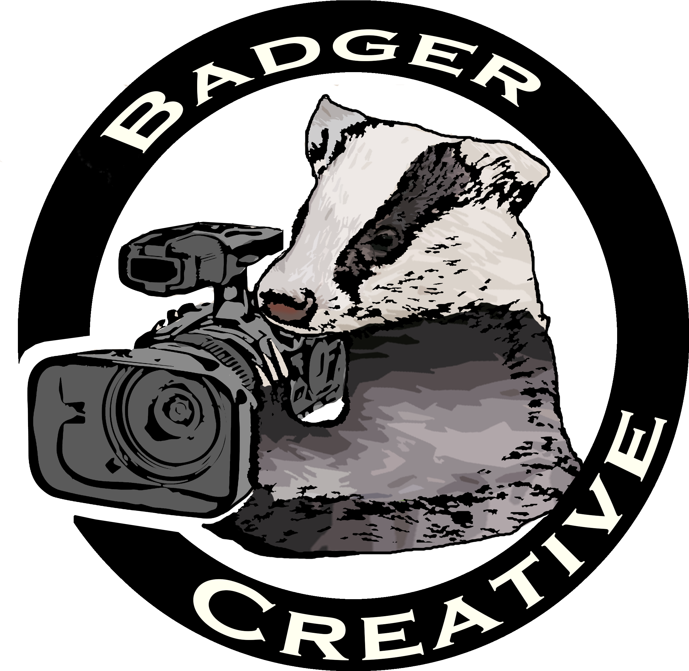 Badger Creative Camera Illustration