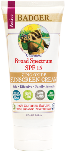 Badger S P F15 Sunscreen Cream