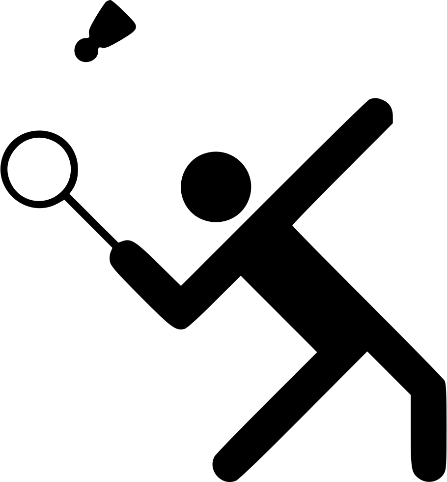 Badminton - Badminton Icon Png White, Transparent Png PNG with transparent background