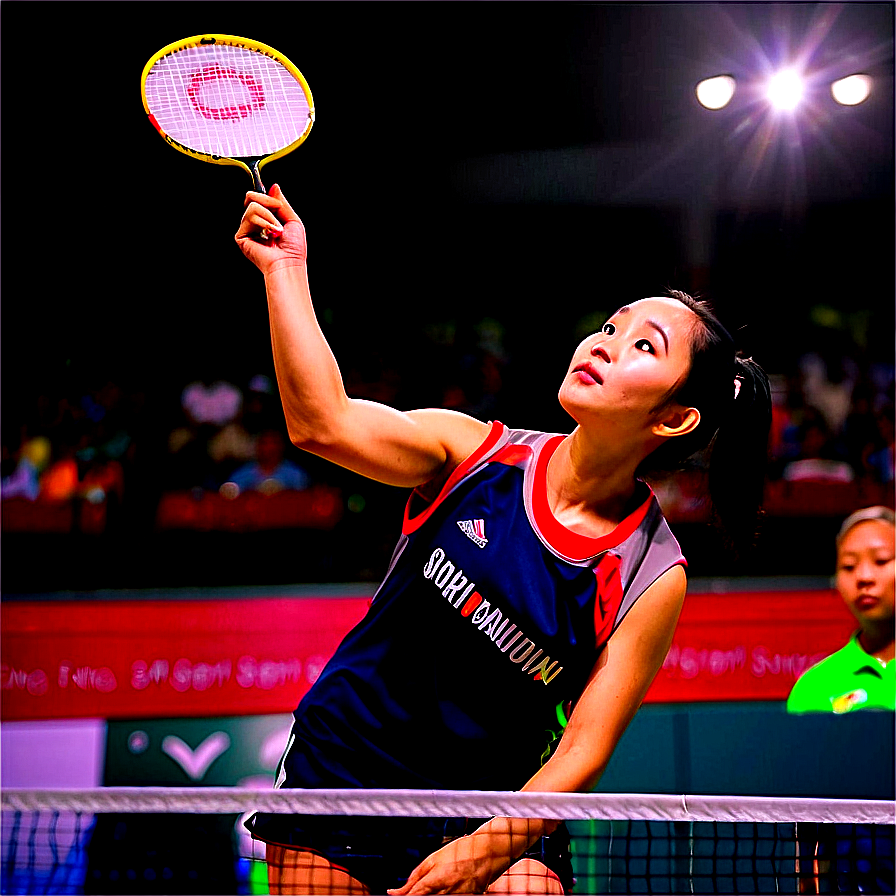 Badminton Serve Action PNG 46 PNG with transparent background