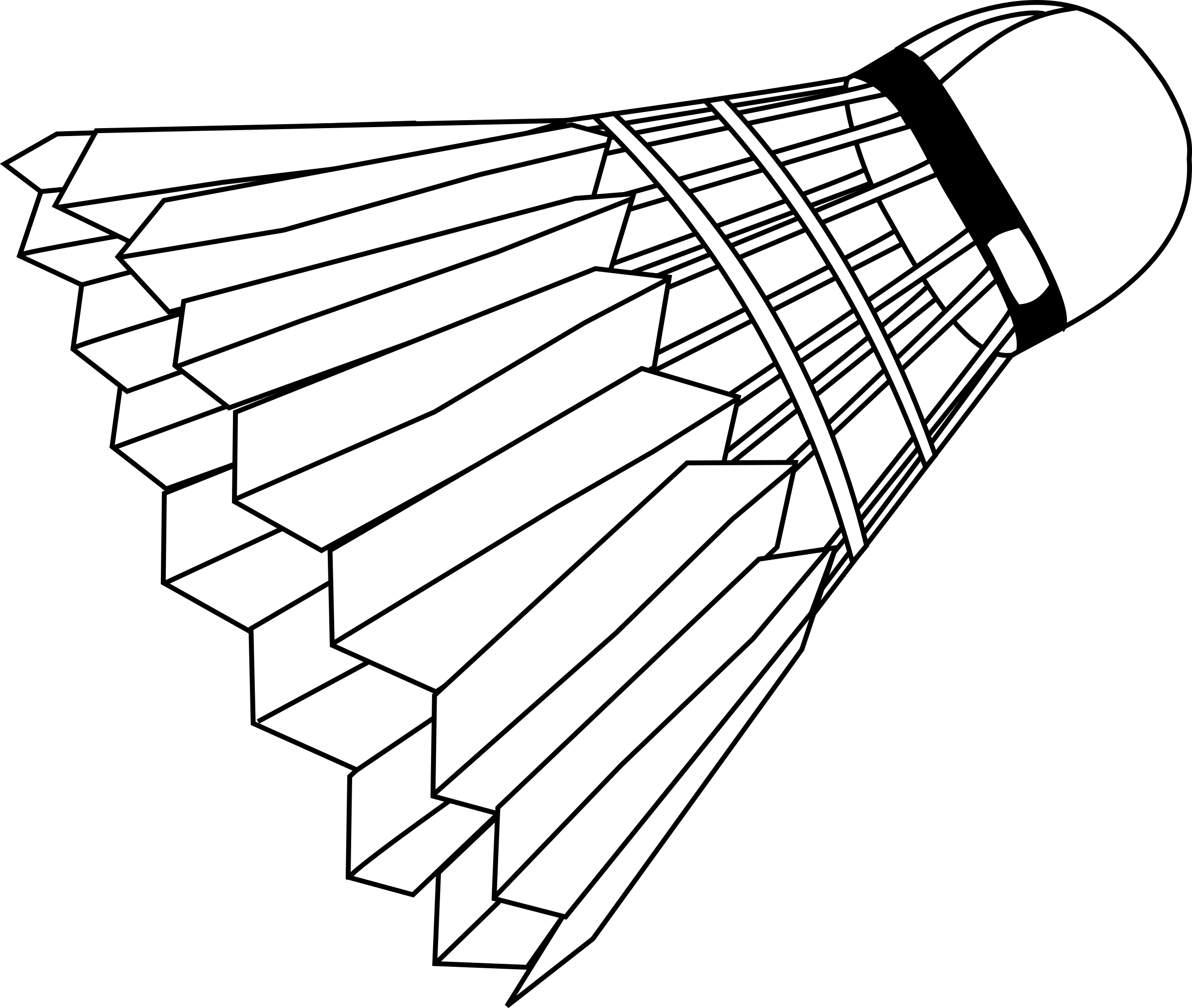 Badminton Shuttlecock Clip Arts - Badminton Birdie Clip Art, HD Png Download PNG with transparent background