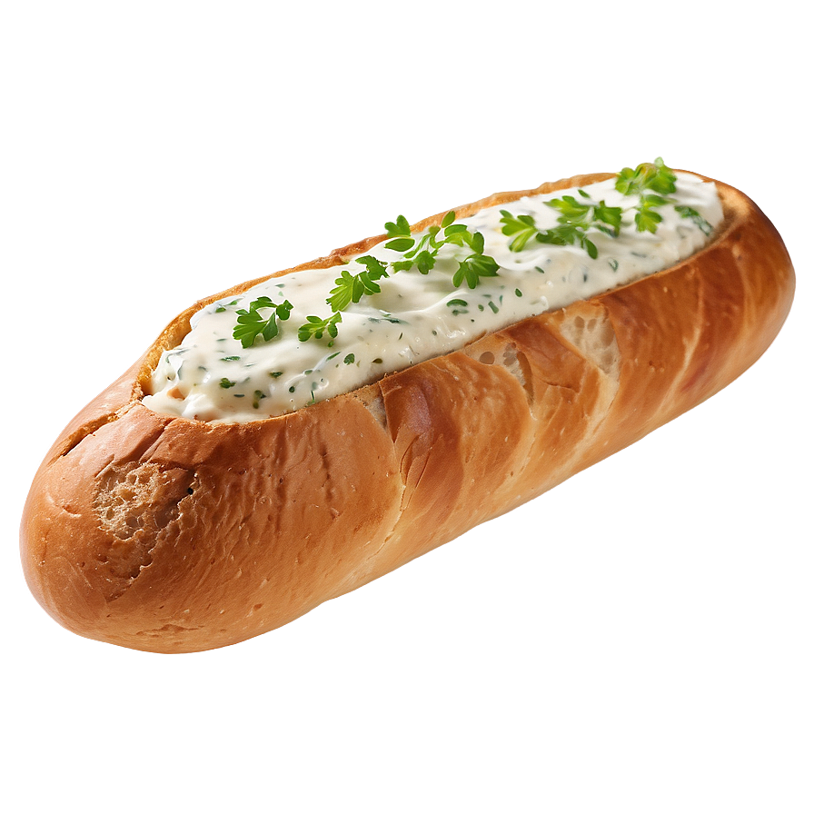 Baguette With Dip Png 05252024