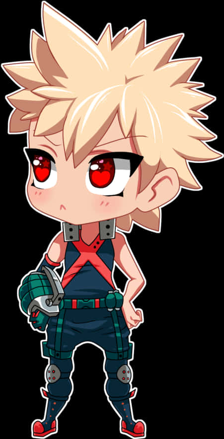 Bakugou Chibi Keychain - Bakugou Chibi Transparent Background, HD Png Download PNG with transparent background