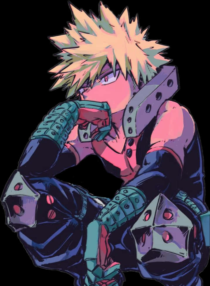 Bakugou Katsuki Intense Stance