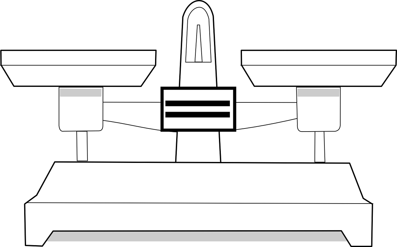 Balance Scale Vector Illustration