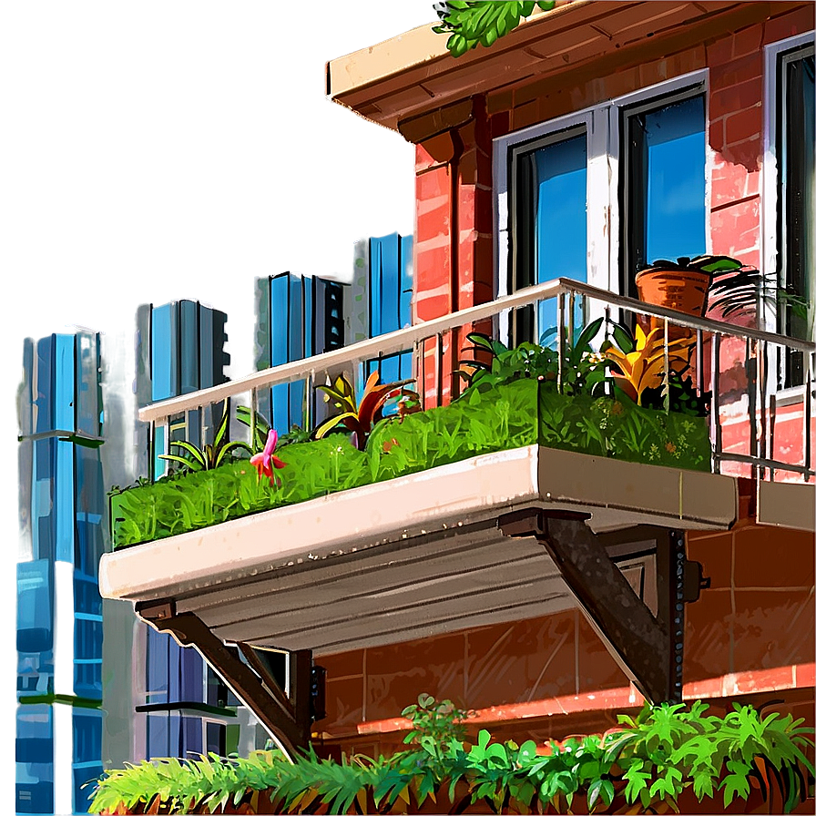 Balcony Fairy Garden PNG 44 PNG with transparent background