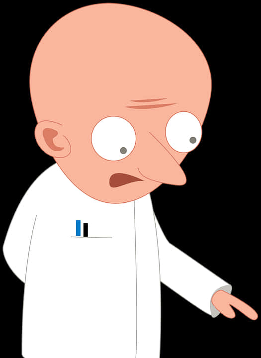 Professor, Cartoon, Person, Man, Character, White - Gambar Kartun Orang Dan Mikroskop, HD Png Download PNG image with a transparent background, free high-resolution download