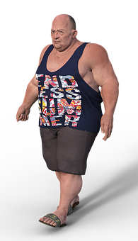 Bald_ Man_in_ Tank_ Top_and_ Shorts