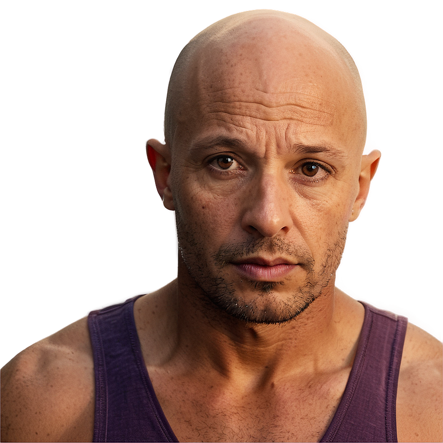 Bald Man Portrait Png 27