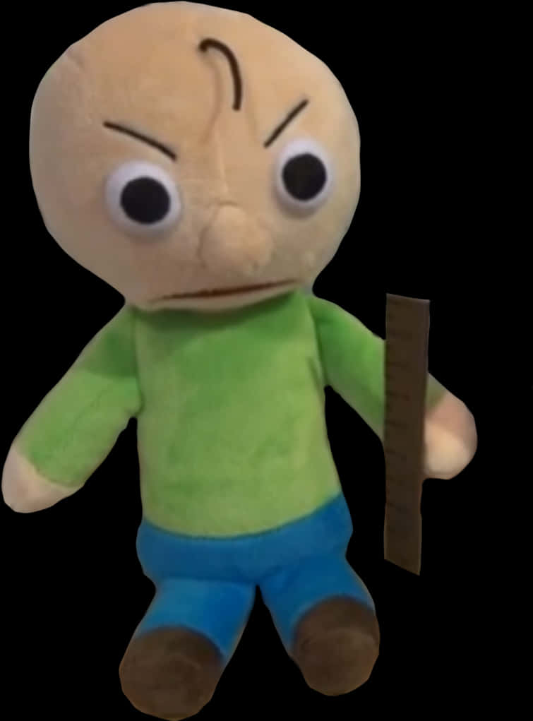 Baldi Plush Toy With Ruler