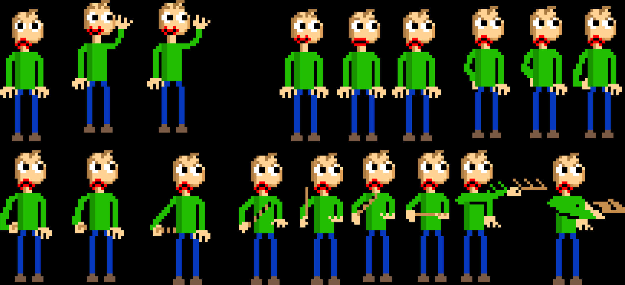 Baldi Sprite Sheet