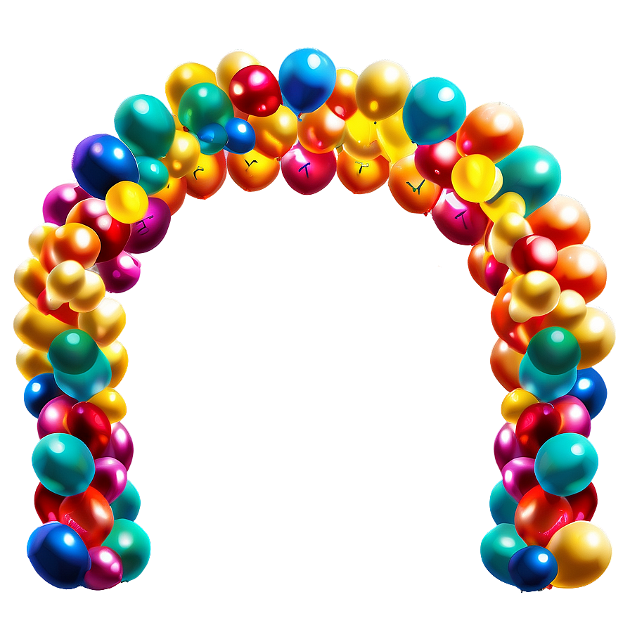 Balloon Arch Design Ideas PNG 67 PNG image with a transparent background, free high-resolution download