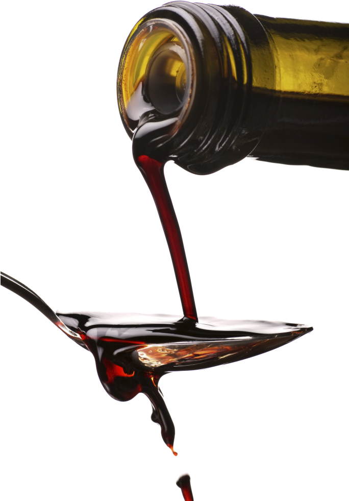 Balsamic Vinegar Pouringfrom Bottle