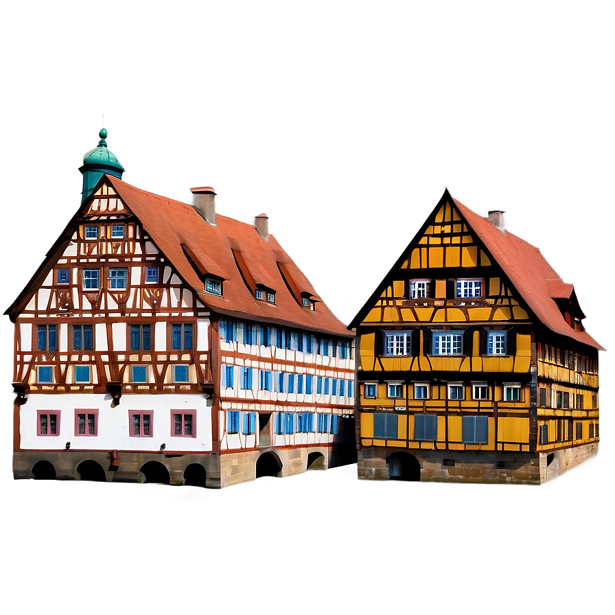 Bamberg Old Town PNG 06112024 PNG with transparent background