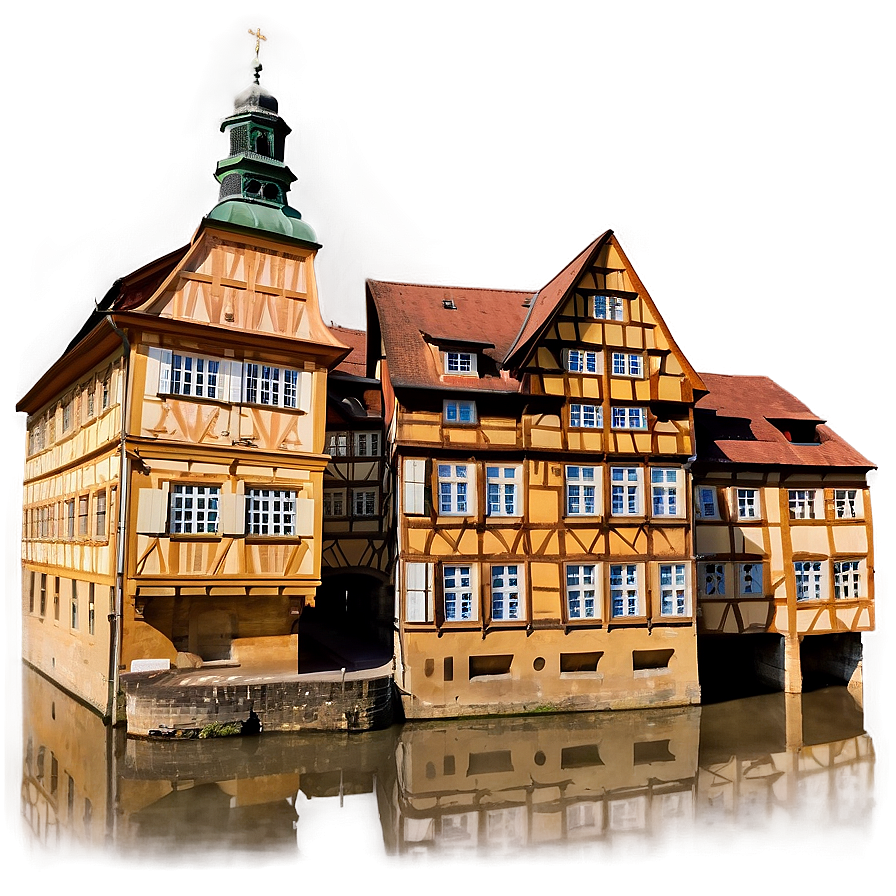 Bamberg Old Town PNG uxb71 PNG with transparent background
