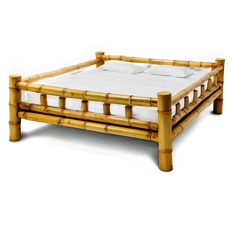 Bamboo Bed Eco-friendly Png 12