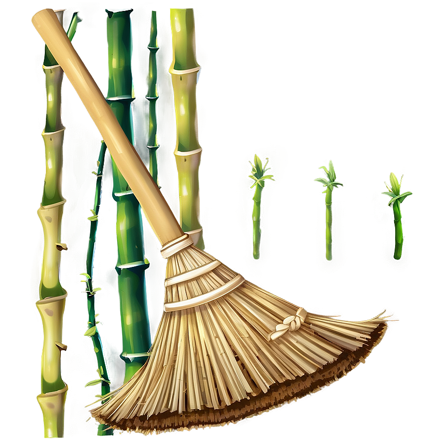 Bamboo Broom Png Mtk