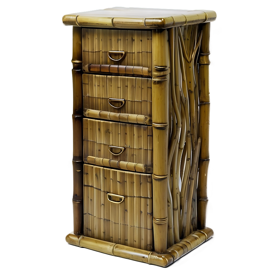 Bamboo Filing Cabinet Png 53