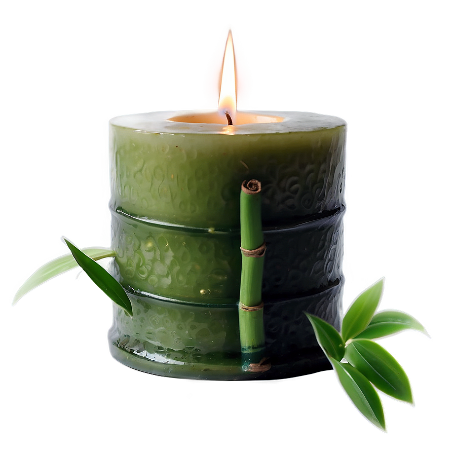 Bamboo Freshness Candle Png 31