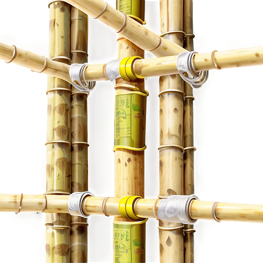 Bamboo Scaffolding Structure Png Edk81