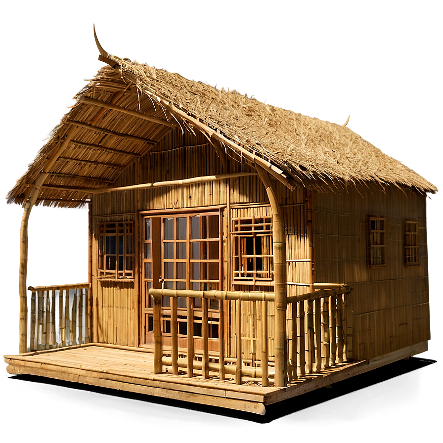 Bamboo Sustainable House Png Uac97