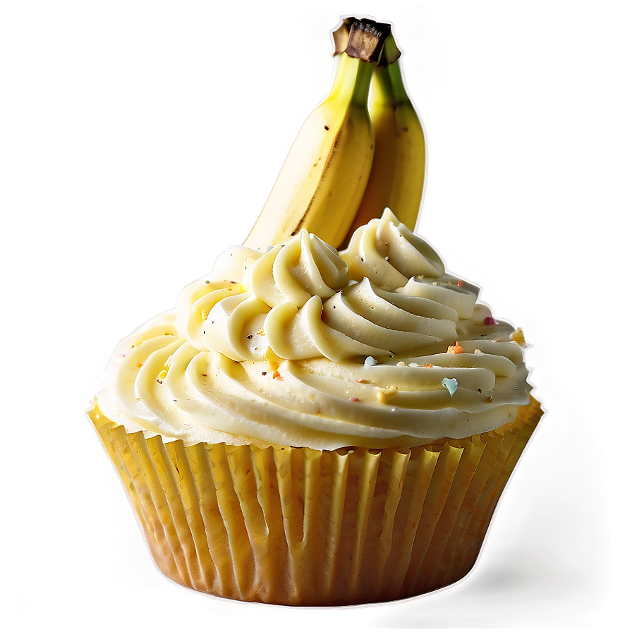 Banana Cupcakes Png Gix32