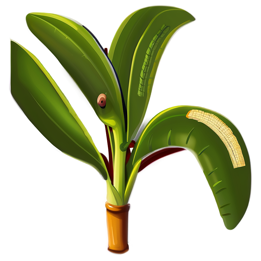 Banana Leaf Drawing Png 40