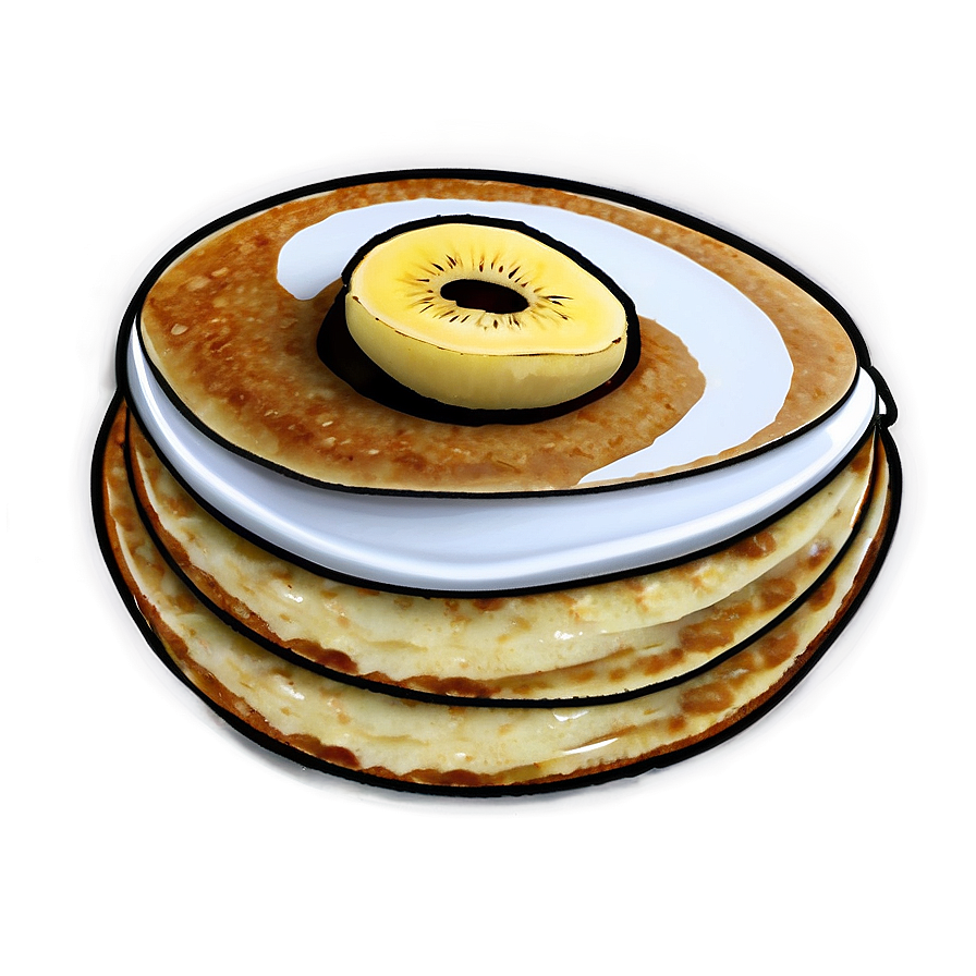 Banana Pancakes PNG 05232024 PNG image with a transparent background, free high-resolution download
