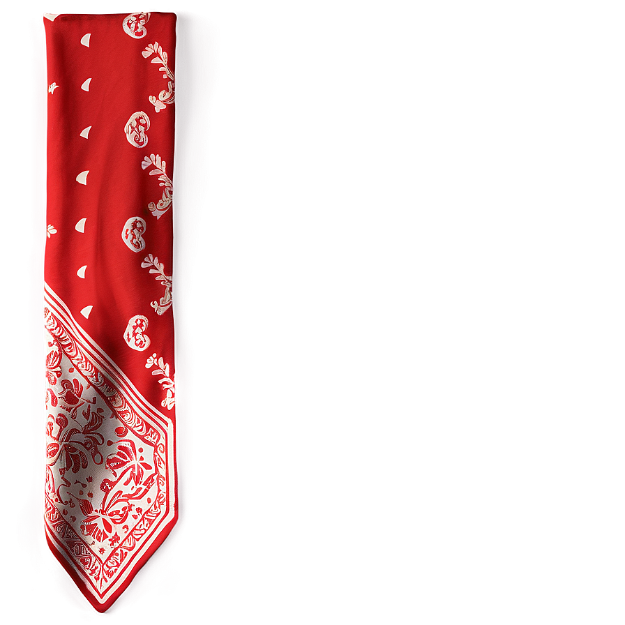 Bandana Red Scarf Png 06252024