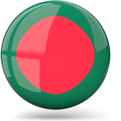 Bangladesh Flag Round Png, Transparent Png PNG with transparent background
