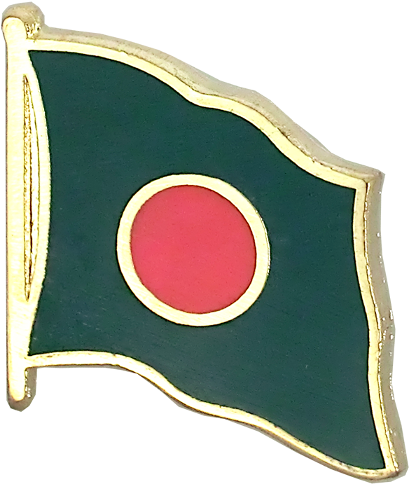Flag Lapel Pin Bangladesh - Bangladesh Flag Pin, HD Png Download PNG with transparent background