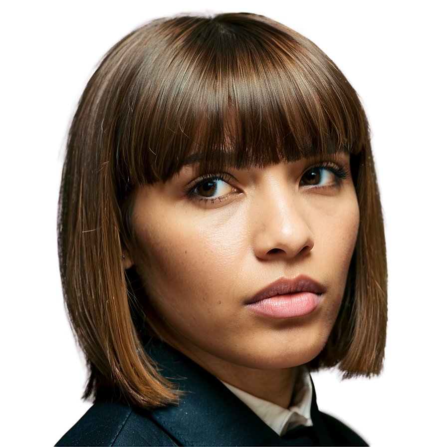 Bangs Hairstyle Inspiration PNG trv60 PNG with transparent background
