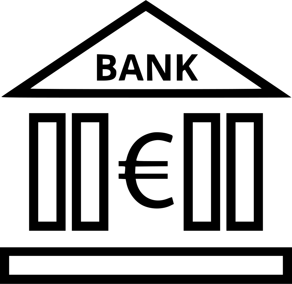 Bank Euro Banking - Bank Dollar Icon Png, Transparent Png PNG with transparent background
