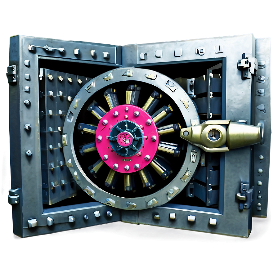 Bank Vault Door Open Png 06262024