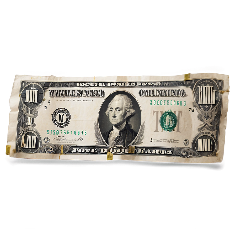 Banknote Dollar Bill Clipart Png 05252024