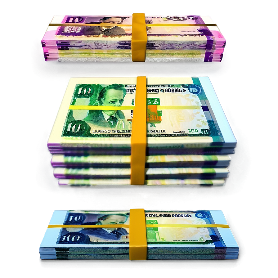 Banknotes Bundle Png 05242024