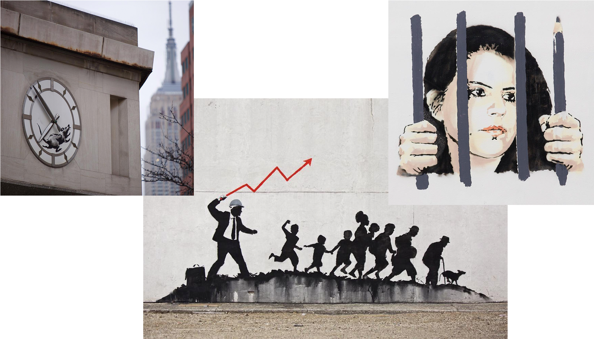 Banksy Artwork Collage