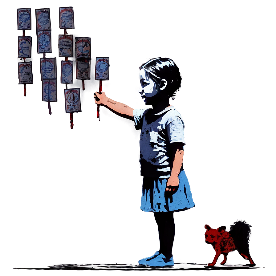 Banksy Follow Your Dreams Cancelled Png Qsd