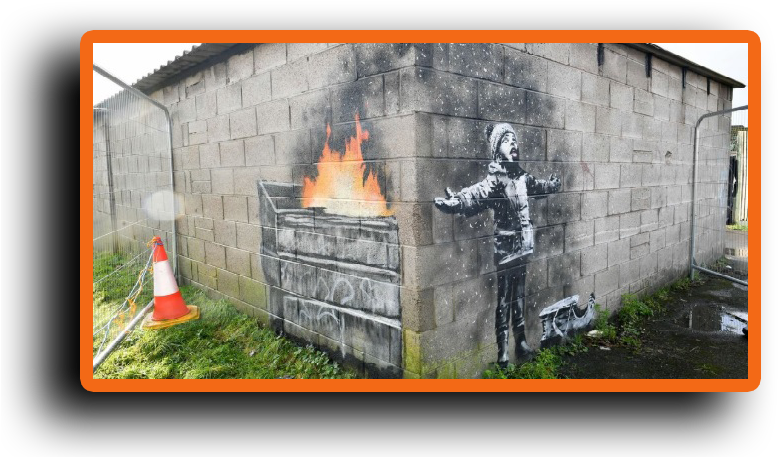 Banksy Seasons Greetings Artwork