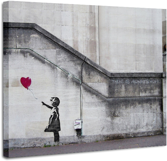 Banksy There Is Always Hope Nz, HD Png Download PNG with transparent background