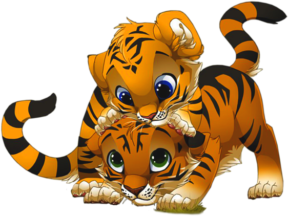 Banner Royalty Free Baby Tiger Clipart - Tigers Clipart PNG with transparent background