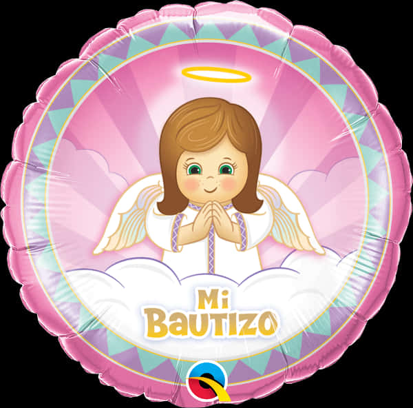 Baptism Angel Balloon