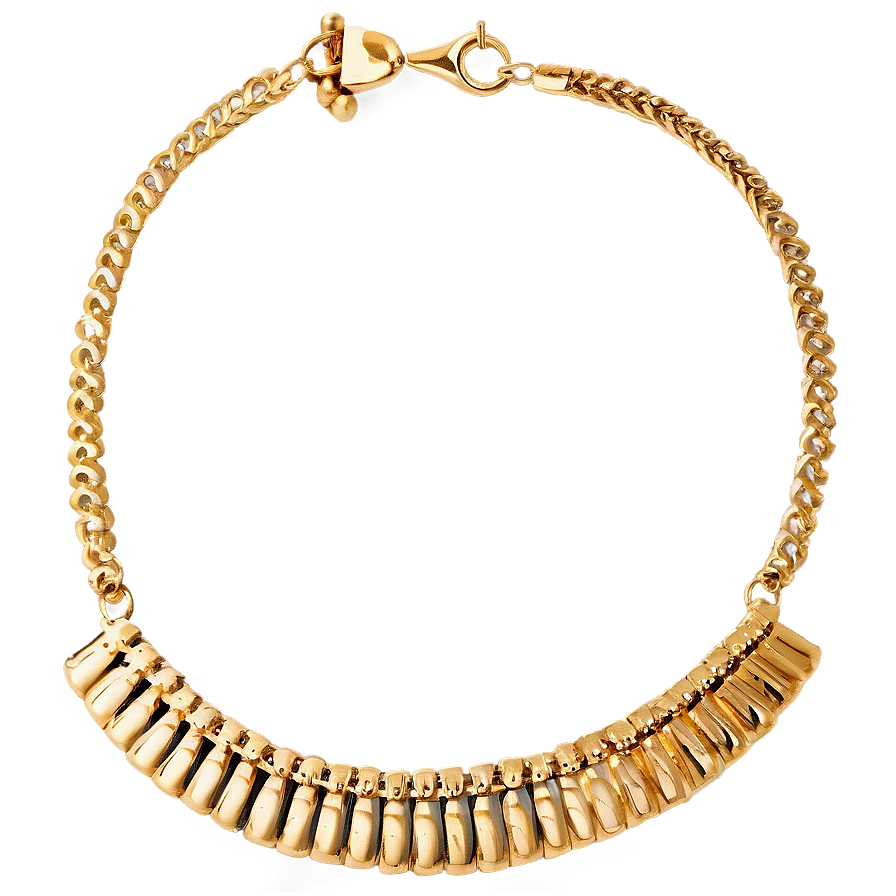 Bar Gold Necklace Png 06122024