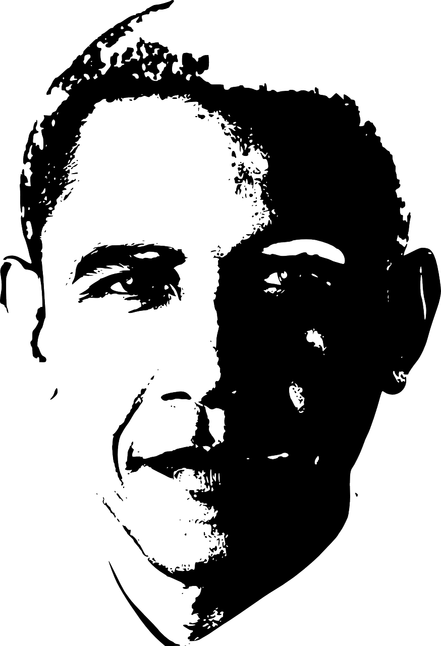 Obama Black And White Png, Transparent Png PNG image with a transparent background, free high-resolution download