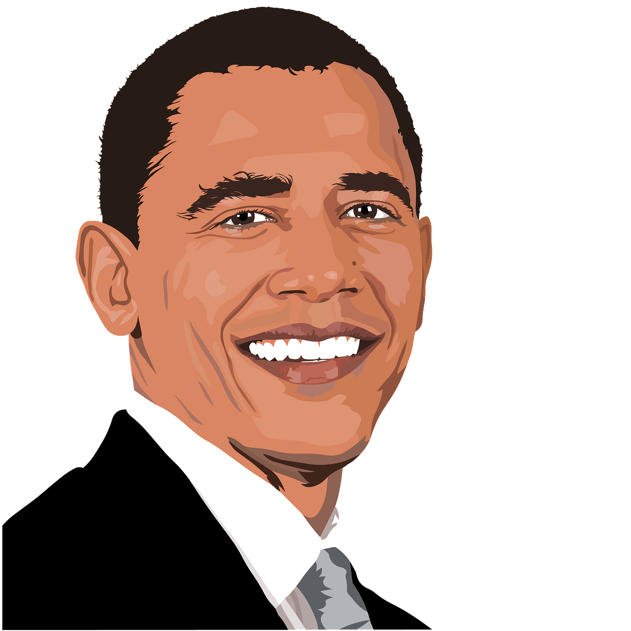 Barack Obama Vector Portrait