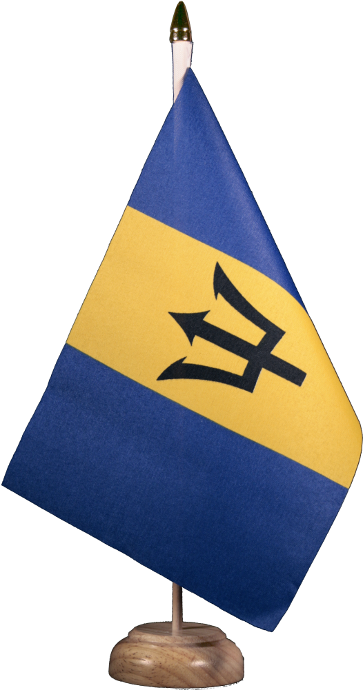 Barbados Desk Flag